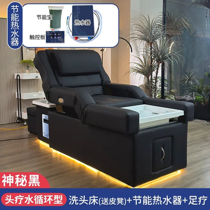 FTElectric lifting foot bath sofa integrated bed high-end shampoo foot bed