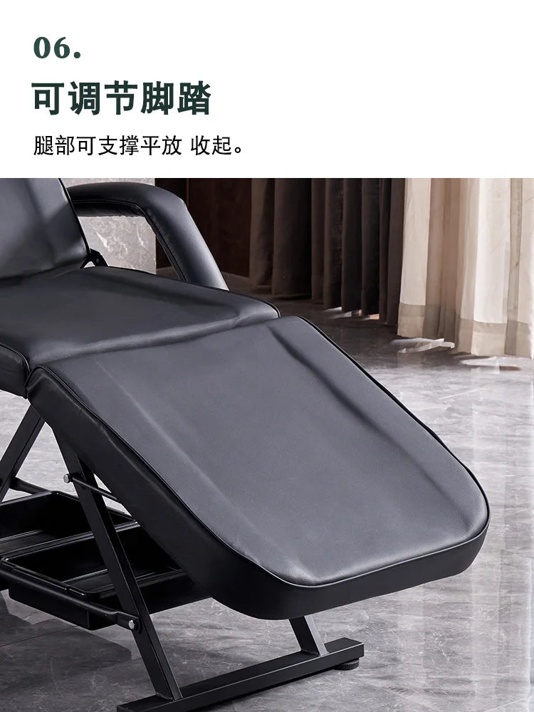 Tattoo Lounge Massage Tables Beauty Knead Comfort Iron Massage Tables Sleep PU Leather Furniture Letti Per Massaggi MH