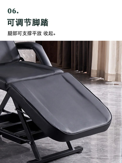 Tattoo Lounge Massage Tables Beauty Knead Comfort Iron Massage Tables Sleep PU Leather Furniture Letti Per Massaggi MH