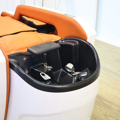 High-End elektrisches Massage-Haarwaschbecken Premium-Saloneinrichtung für professionelle Friseurdienstleistungen in gehobenen Regionen