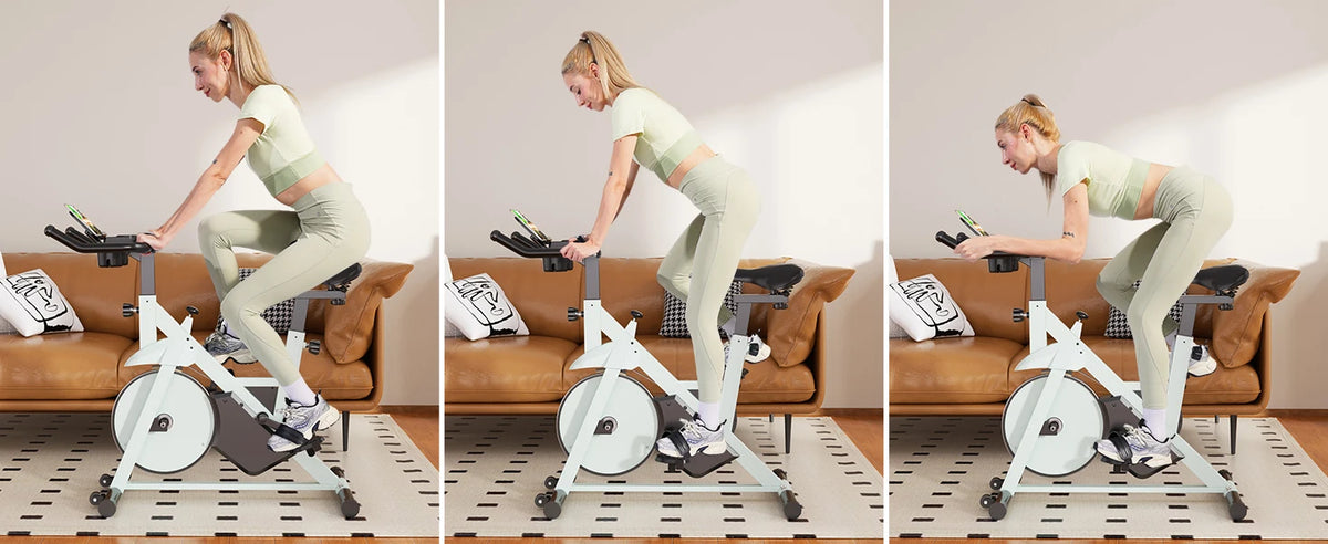 Superun Heimtrainer, Standfahrrad mit 32-stufigem Magnetwiderstand für Zuhause, geräuscharmes Trainingsfahrrad für den Heimgebrauch