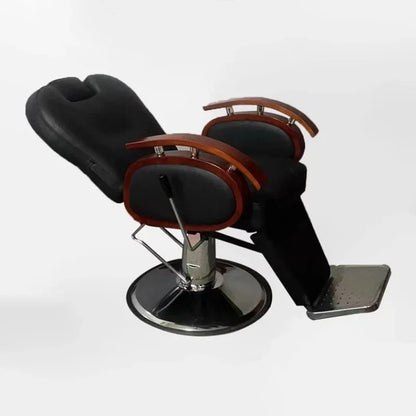 Modern Luxury Barber Chairs Nordic Vintage Lift Swivel Barber Chairs Hairdresser Comfort Commercial Furniture Sandalye FYBC