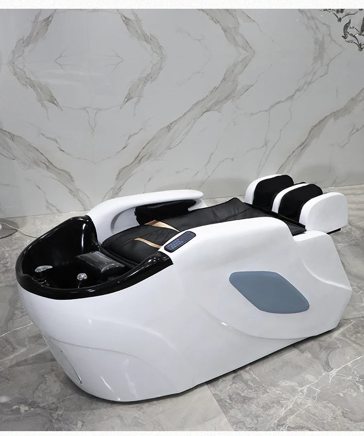 Elektrisches intelligentes Massage-Shampoo-Bett Friseursalon Spezial Thai Flachliegendes Friseursalon Automatisches Kopfbehandlungsbett Massagebett