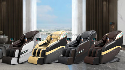 2026 Bester Luxus Smart SL Track 5D Zero Gravity 4D Großmann Beheizter Rollen-Ganzkörpermassagesessel Shiatsu Massage für Hand Fuß Neu