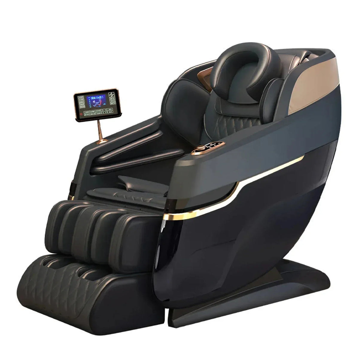 4D SL Track Massagesessel Zero Gravity Relaxsessel Ganzkörper Airbag Massage Sofa Touchscreen Bürostuhl 3 Jahre Garantie Kk