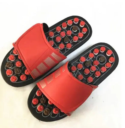 Feet Massage Slippers Foot Reflexology Acupuncture Therapy Massager Walk Stone Shoes Acupuncture Cobblestone Massageador Sandal