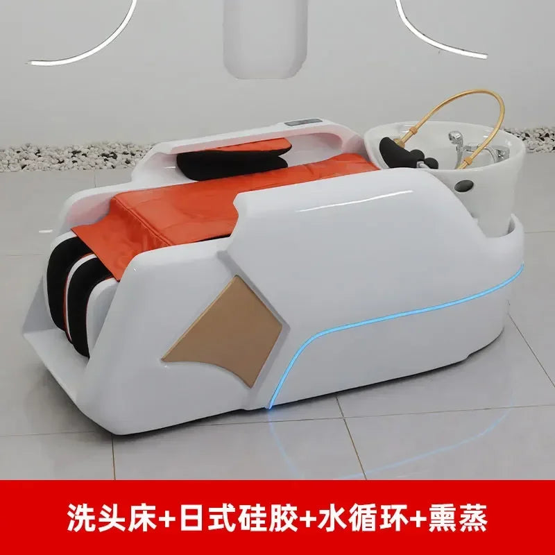 Kopfhautmassage-Shampoo-Bett Shampoo Waschen Friseurbecken Professionelle Ausrüstung Stuhl Chaise Friseursalon