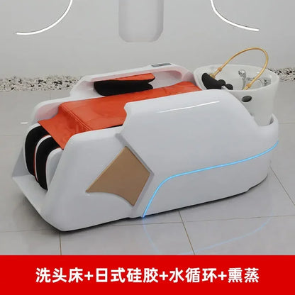 Kopfhautmassage-Shampoo-Bett Shampoo Waschen Friseurbecken Professionelle Ausrüstung Stuhl Chaise Friseursalon