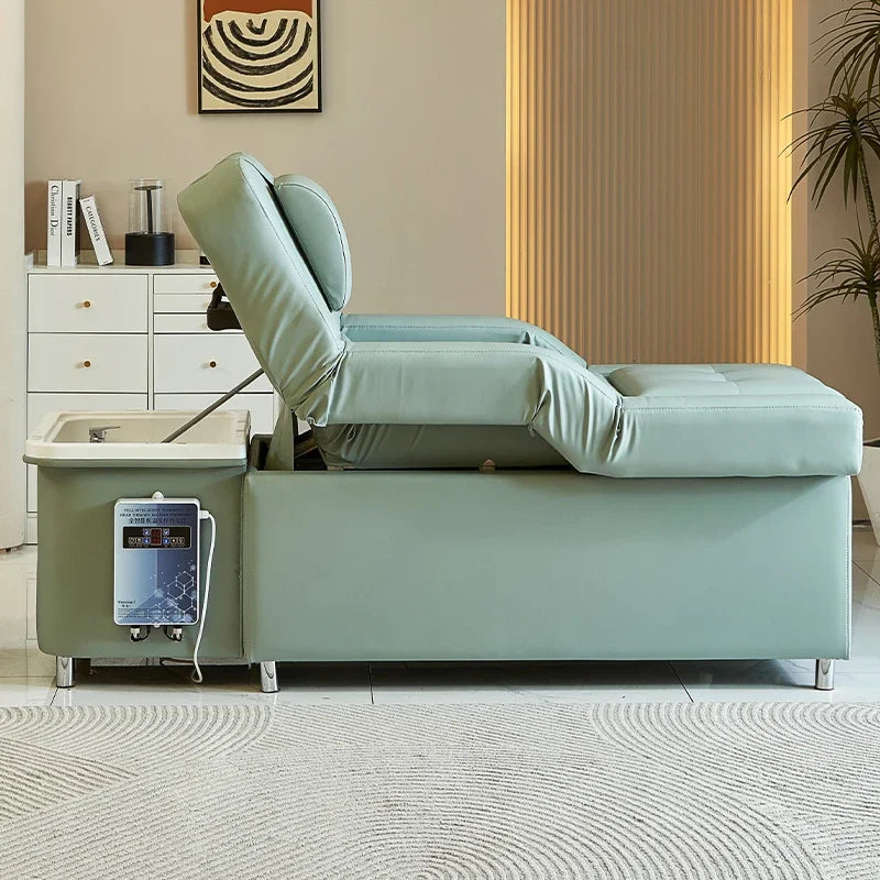 Modern Beauty Salon Back Lift Hair Washing Massage Head Spa Foot Pedicure Shampoo Bed