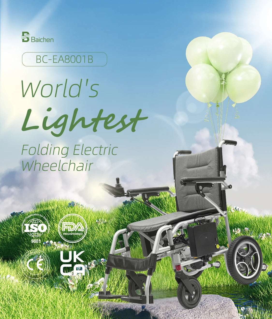 Rollstuhl für häusliche Pflege, lange Reichweite, Aluminiumrahmen, faltbar, tragbar, elektrischer Rollstuhl für Behinderte zu verkaufen