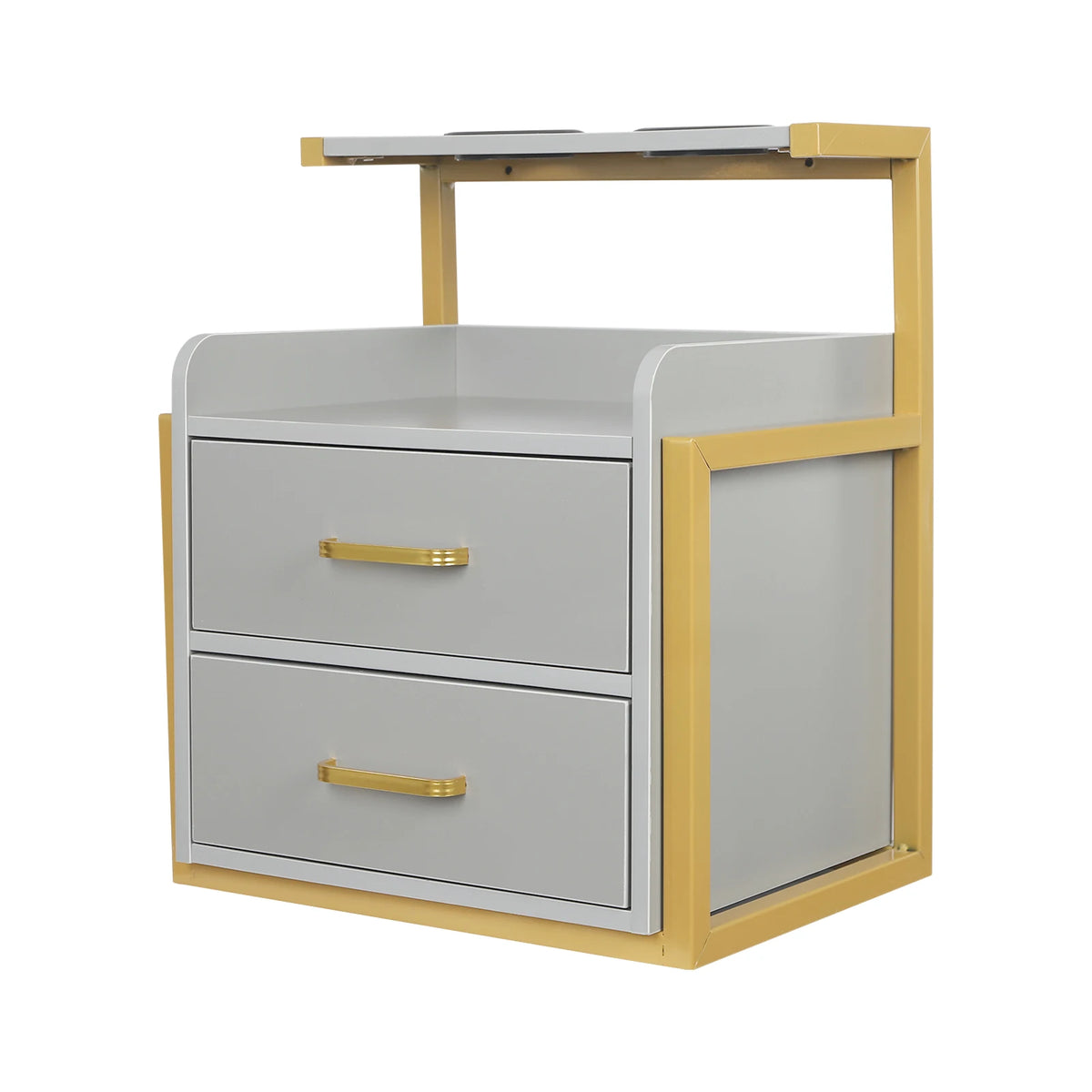 Multifunktionale Salonwagen Wandmontierter Friseurschrank Friseursalon Spezial Dauerwellen-Färbemittel-Ablageregal Möbel