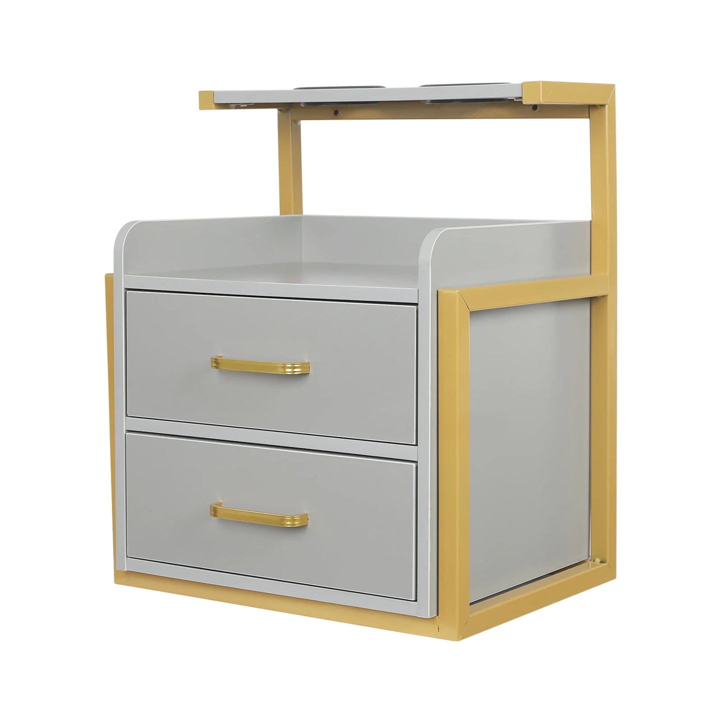 Multifunktionale Salonwagen Wandmontierter Friseurschrank Friseursalon Spezial Dauerwellen-Färbemittel-Ablageregal Möbel