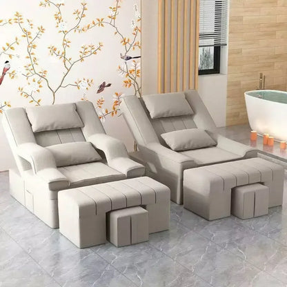 Foot massage sofa, electric massage bed, manicure and eyelash sofa, recliner to wash feet, pedicure ears and baths