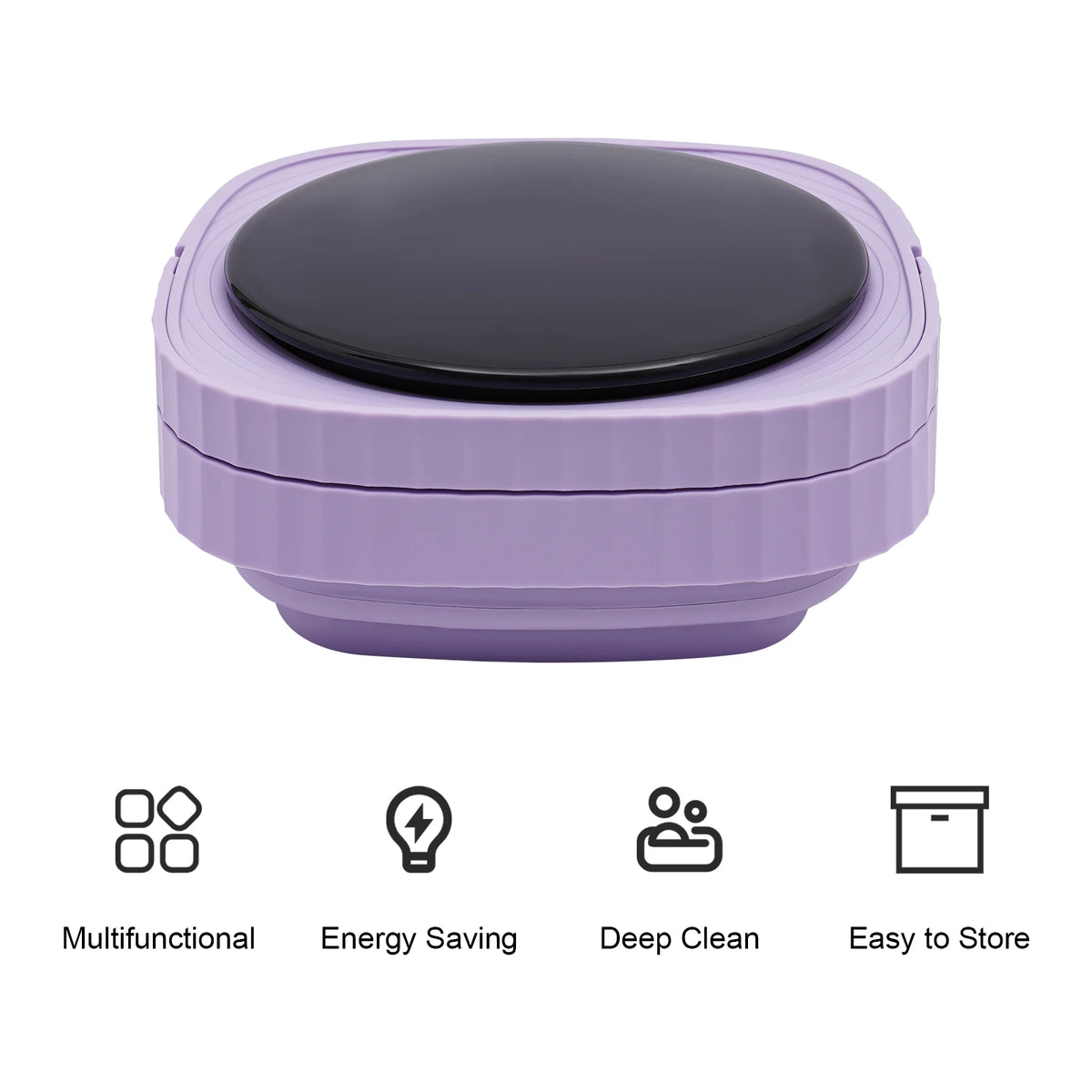 Mini-lave-linge pliable portable compact avec 3 modes pour sous-vêtements, vêtements de bébé, voyage, linge léger