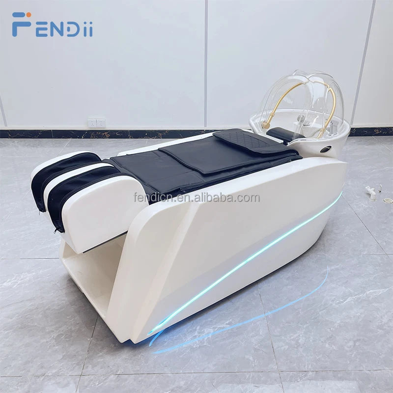 Ganzkörpermassage-Haar-Spa-Elektro-Wasserkreislauf-Shampoo-Bett für Friseursalon
