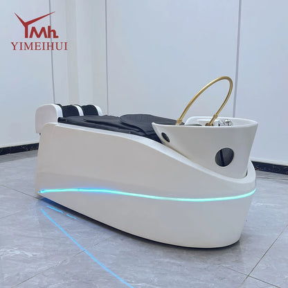 Japanese Head Spa Hair Washing Massage Bed Station Massage bed With Steam SPA Head Water Therapy