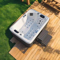 Spa Jacuzzi Lazy Hot Spring Hot Tub Freistehende Badewanne für den Außenbereich