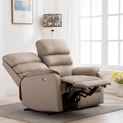 Gutes Design 2-Sitzer Elektrischer Relaxsessel Sofa Set Modernes L-förmiges Ledersofa