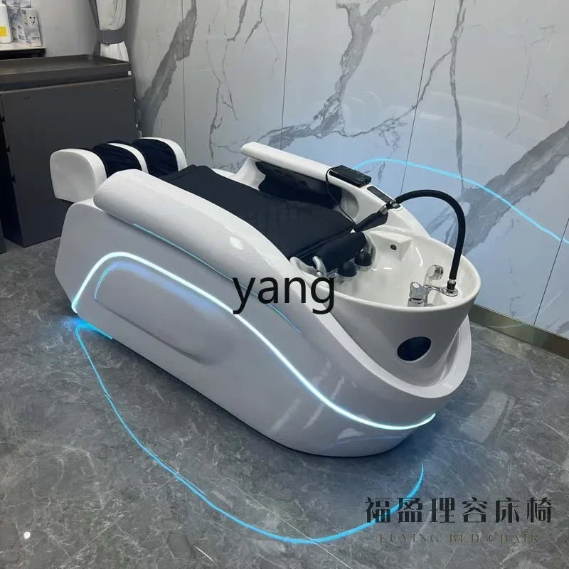LTT electric smart shampoo bed barber shop hair shop semi-automatic flushing bed