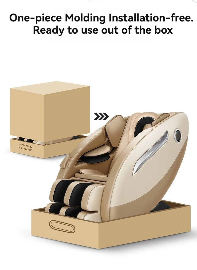 Zero-Gravity-Massagesessel, Fixpunkt-Technologie mit Ganzkörper-Musik-Spa | Luxus-Elektrischer Relaxsessel 2026