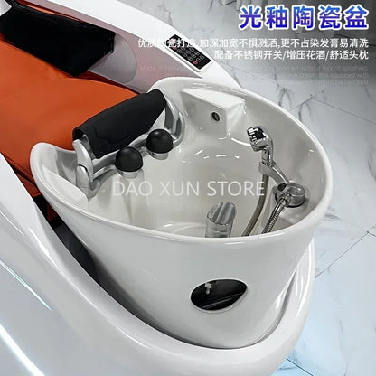 Japanischer tragbarer Shampoo-Stuhl Massage-Kopf-Spa-Duschkopf-Wasserkreislauf-Betten-Therapie-Massageliege-Möbel MQ50XF