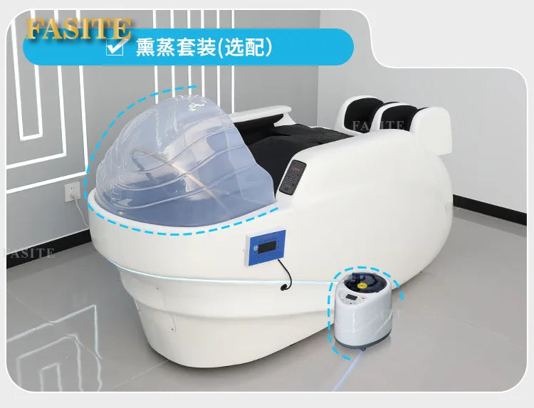 Electric massage shampoo bed Beauty salon shampoo bed Hair salon Flushing bed Fiberglass shampoo  Water circulation