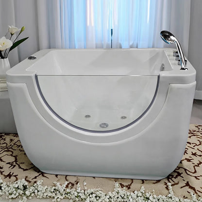 1100X850X850mm Infant Baby Portable Spa Acrylic Hydromassage Whirlpool Kids Children Bathtub NS807A