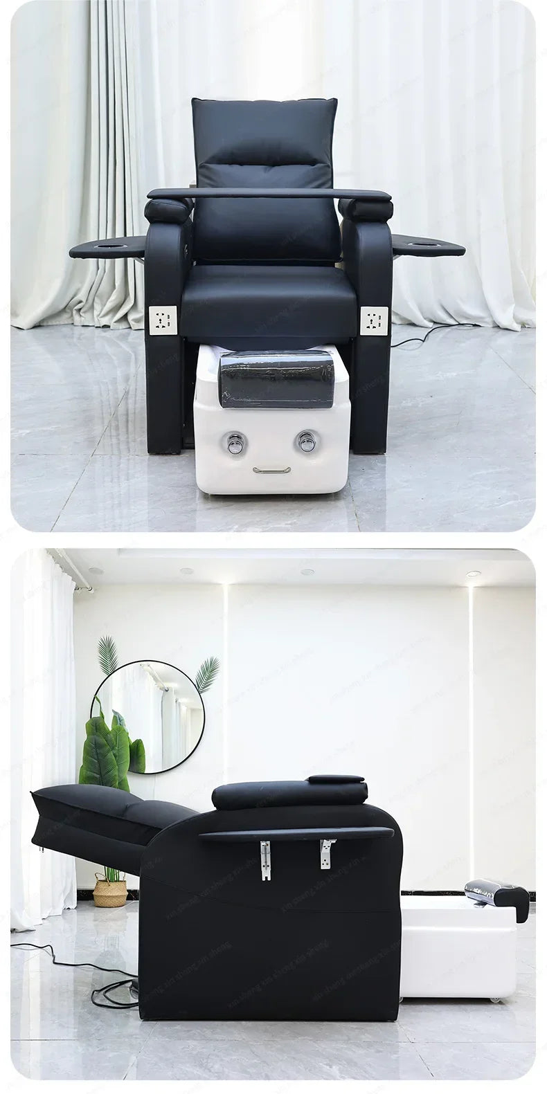 XinSheng Fußbad Nagelstuhl Pedikürestühle Salon SPA Fußmassage Maniküre Möbel Sofa Material Rückenlehne Elektrische Hebefunktion2026