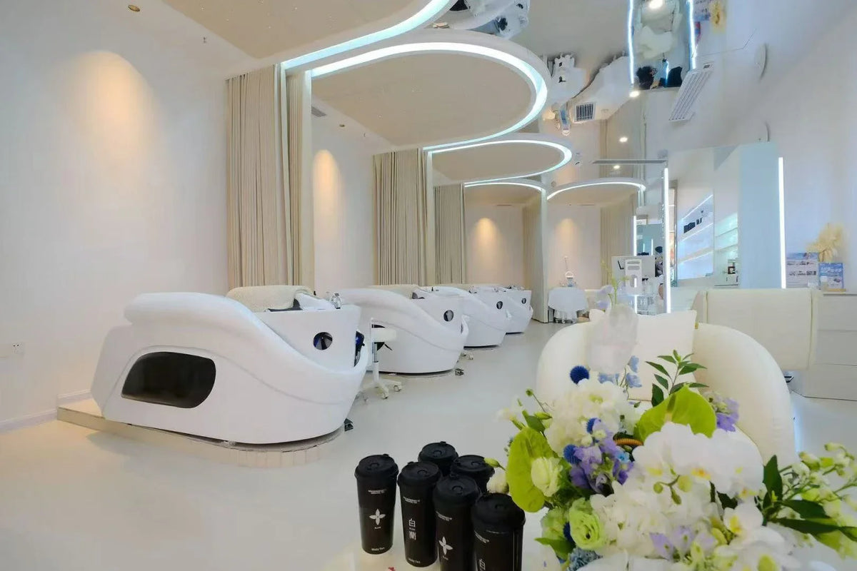 2026 Premium Smart Massage Shampoo Bed Hair Washing Table Luxury Salon Head SPA Furniture Comfortable Massage Table