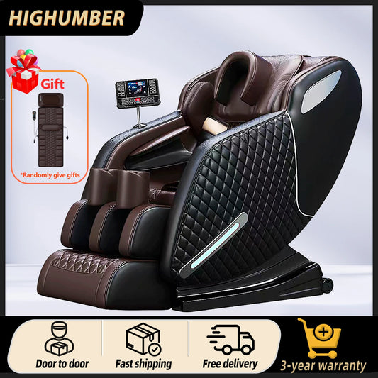 3 Jahre Garantie Smart Shiatsu Massagesessel Ganzkörper Zero Gravity Liege Kneten Rollen Heizen Linderung von Muskelverspannungen und Schmerzen