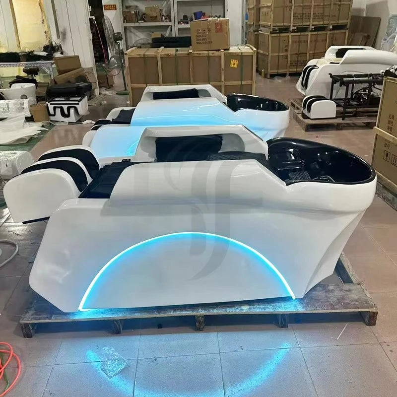 XinSheng Hair Salon Shampoo Bed Head SPA Fumigation Machine Electric Massage Table for Leisure Health Store Commercial Furniture