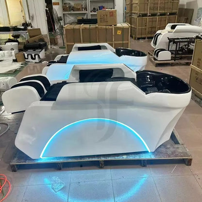 XinSheng Hair Salon Shampoo Bed Head SPA Fumigation Machine Electric Massage Table for Leisure Health Store Commercial Furniture