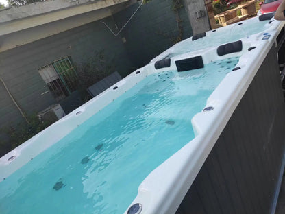5850X2250X1500mm 8 Personen Schwimmbad Whirlpool Badewanne Acryl Hydromassage Surfmassage SPA H5850A