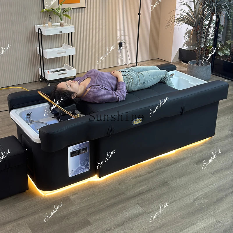 FTElectric lifting foot bath sofa integrated bed high-end shampoo foot bed