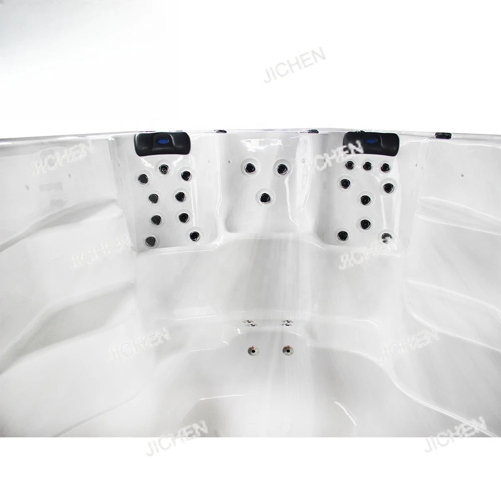 DepositZwei-Zonen-Luxus-Jacuzzi-Whirlpool-Kombination, neues Design, Schwimm-Spa-Pool