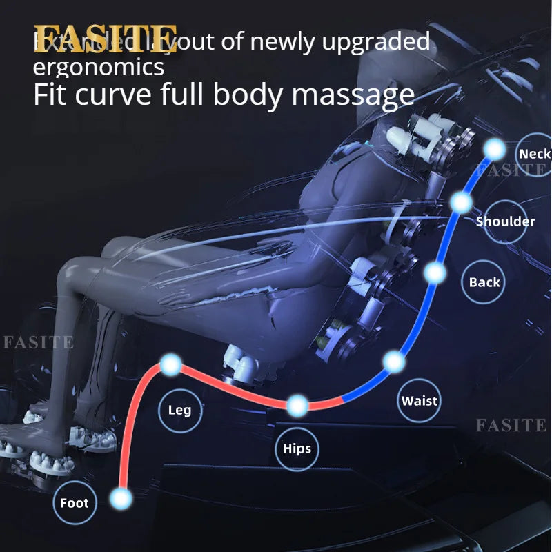 Smarter Massagesessel, Haushaltsklein, automatisch, multifunktional, Raumkapsel, Schwerelosigkeit, Sofa-Massagegerät