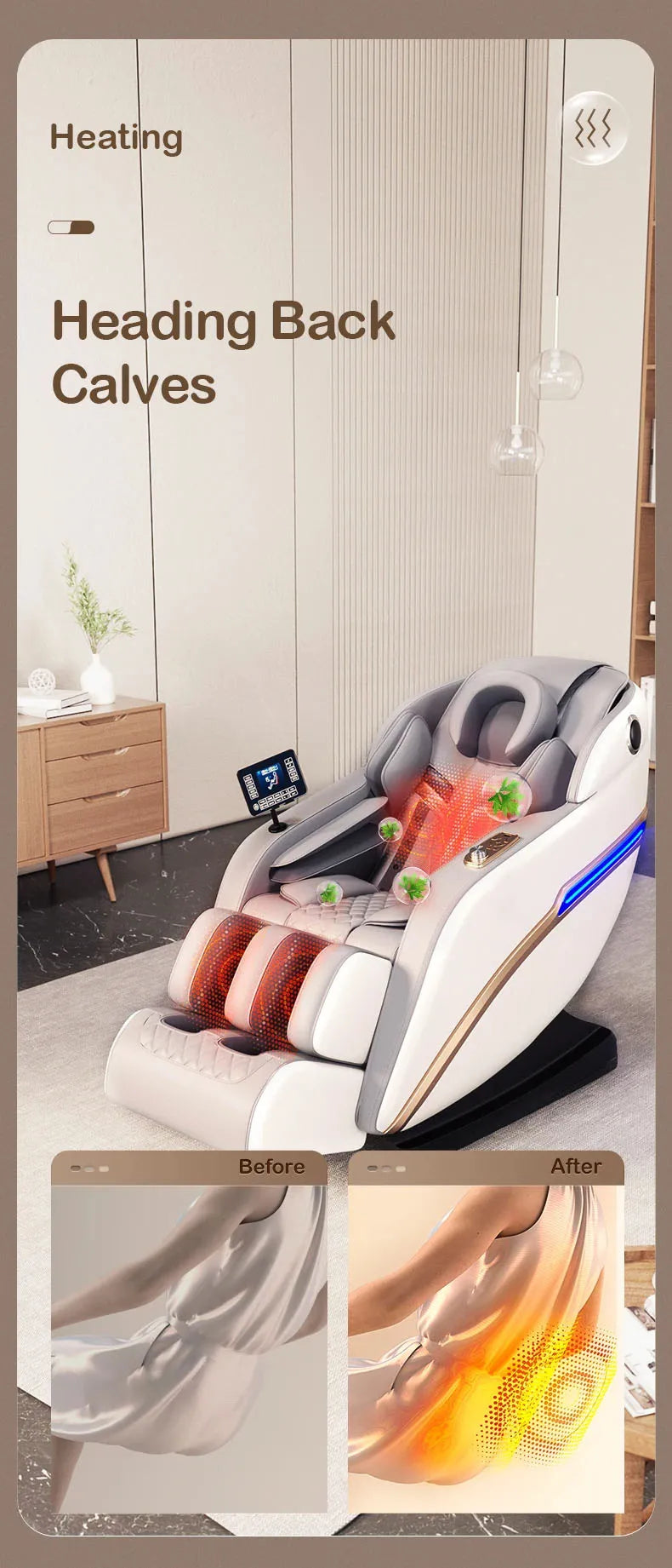 Massage Chair Home Office Factory Electric Heating Kneading Cheaper Price Luxury Zero Gravity Recliner Massage Chair
