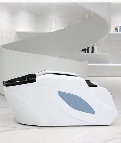 Elektrisches intelligentes Massage-Shampoo-Bett Friseursalon Spezial Thai Flachliegendes Friseursalon Automatisches Kopfbehandlungsbett Massagebett