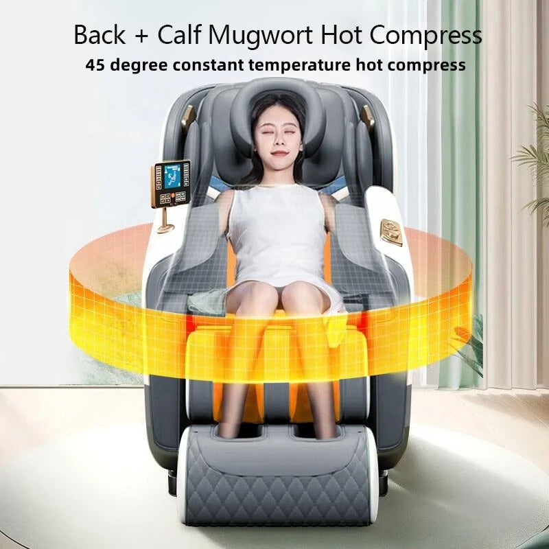 Shiatsu Recumbent Spa Pedicure 4d SL Track Zero Gravity Full Body Massage Chair