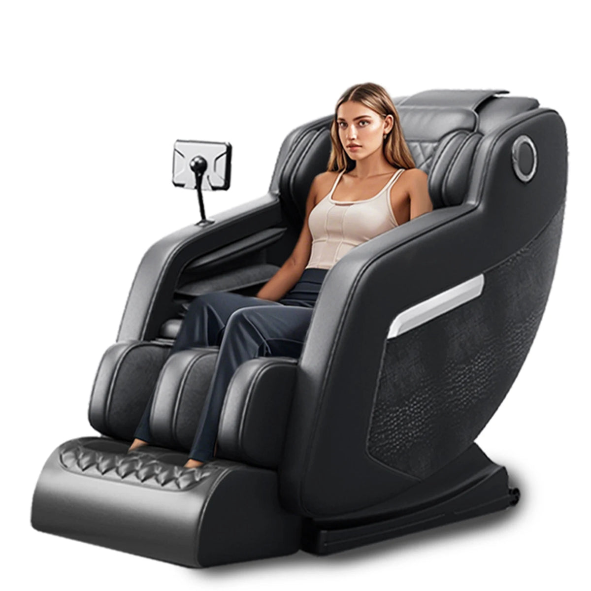 Das perfekte Geschenk für Entspannung & Gesundheit! Zero-Gravity-Massagesessel mit Hüftheizung, Fußmassage und vollständiger Airbag-Abdeckung