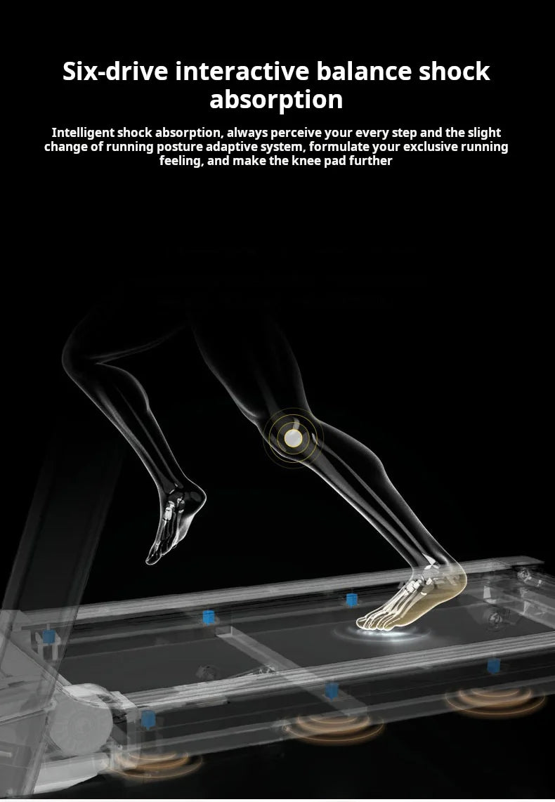 New Style Men and Women Mini Walking Machine Electric Treadmill for Home Use Folding Fitness Equipment Silent Treadmill