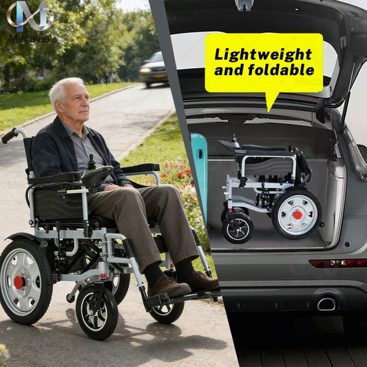 2026 NEUE Ankünfte Elektrischer faltbarer tragbarer Rollstuhl Trending behinderter Elektroroller Elektrischer Rollstuhl Rollator