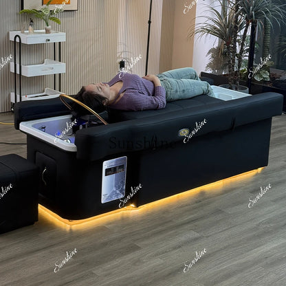 FTElectric lifting foot bath sofa integrated bed high-end shampoo foot bed