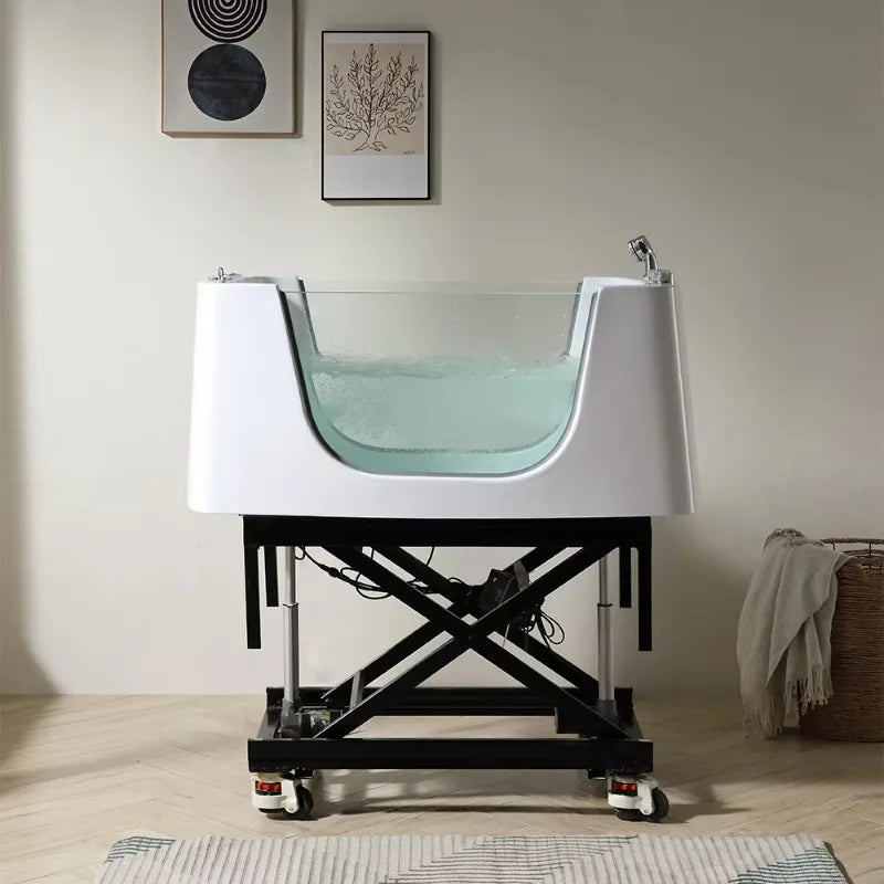 2026 Pet-Serie Massage-Spa-Badewanne Verstellbare, abnehmbare transparente Acrylbadewanne