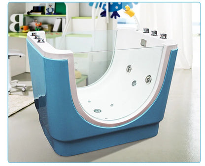 Environment-friendly Colorful Acrylic whirlpool Kid Baby Spa Baby Massage Freestanding Bathtub Children Bath Tub