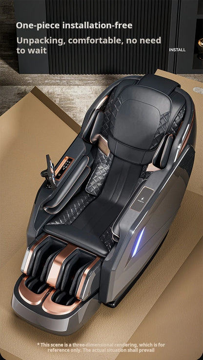 4D SL-Track Zero Gravity Full Body Air Massage Chair Luxury Electric Massager Sofa with 3 Year Warranty for Home