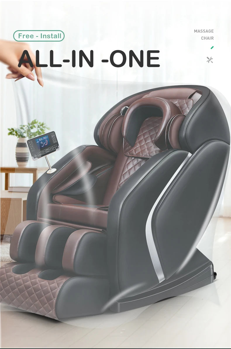 Jare B5 Großhandel OEM ODM Fabrikpreis Heißer Verkauf Luxus Leder Zero Gravity Elektrischer Ganzkörper-Massagesessel