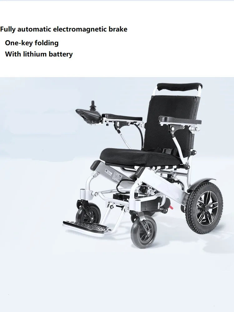 Hot Sell faltbarer Elektrorollstuhl aus Aluminium – mit Motorsteuerung und Lithium-Batterie-Kupplung zur Einstellung von manuellem/elektrischem Betrieb – BZ-E03