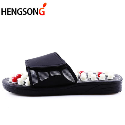 Acupoint Massage Slippers Massager Shoes For Feet Unisex Flop Health Care Rotating Feet Chinese Acupressure Home Flip