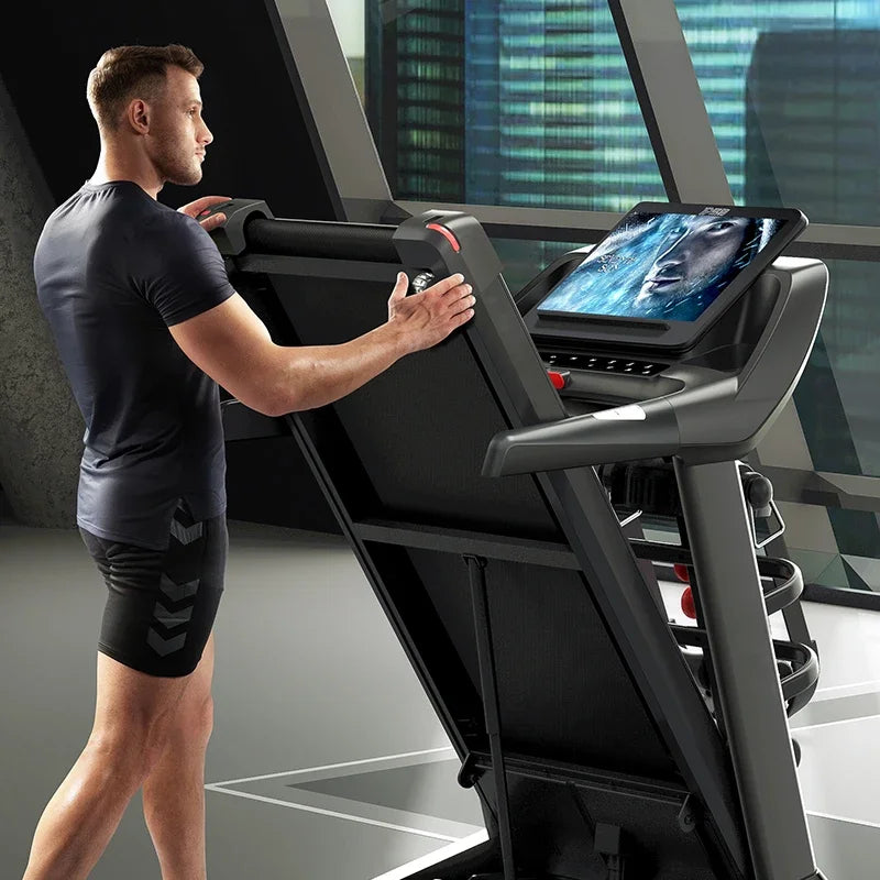 Home Use Electric Folding Treadmill 2.5hp Sport Gym Equipment Luxury Training Body Strong Cardio Training Commercial Treadmill